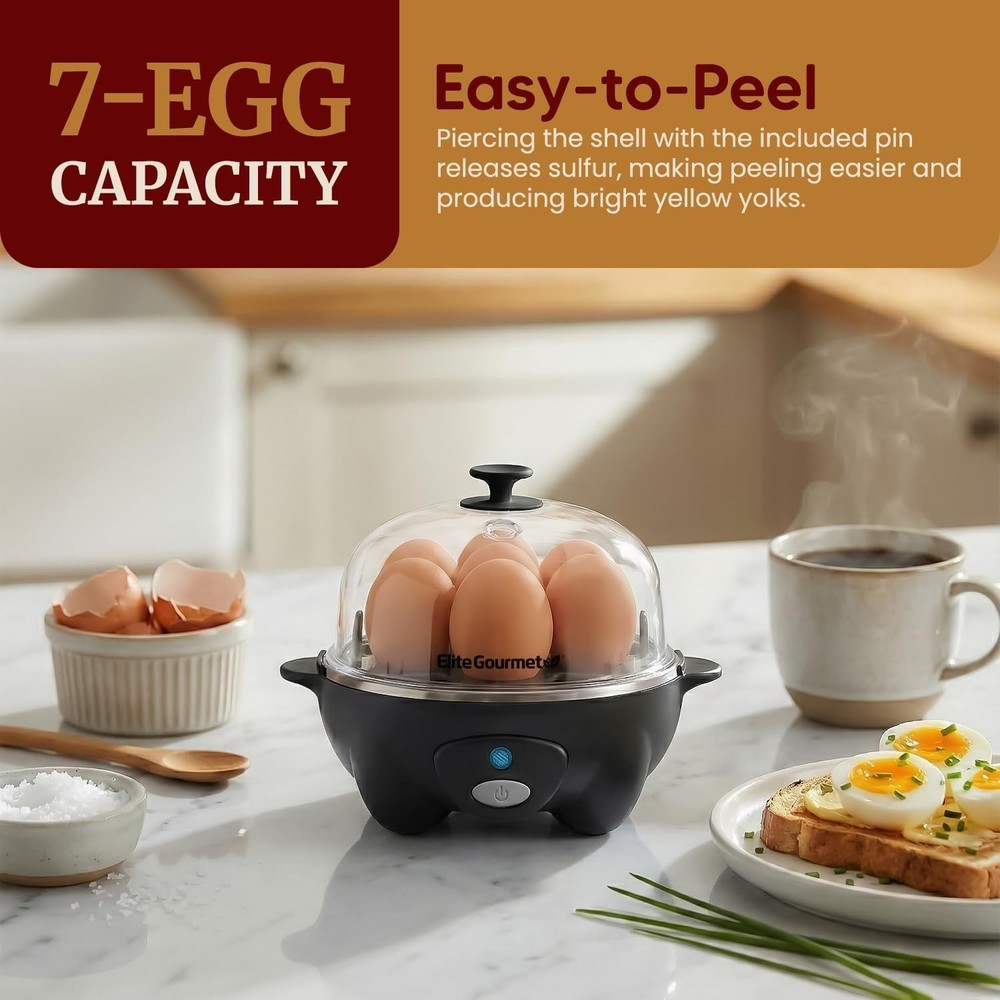 Rapid Egg Cooker, 7 Eggs, Poacher, Omelet Maker