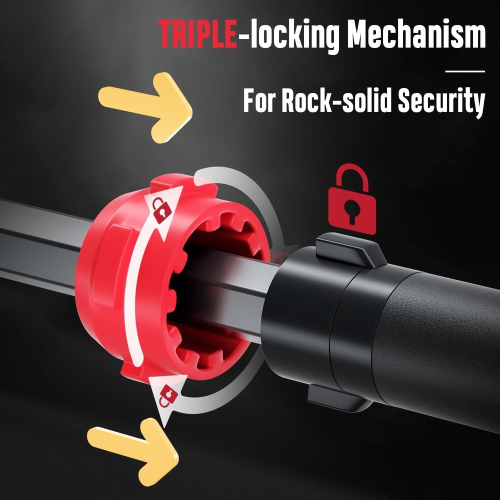 FitBeast Pull Up Bar for Doorway, Strength Training Pullup Bar with No Screws, C