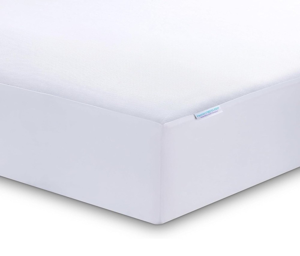 Mattress Protector 5 Sided PROTECT MYSLEEP Twin Size Mattress Protector - White