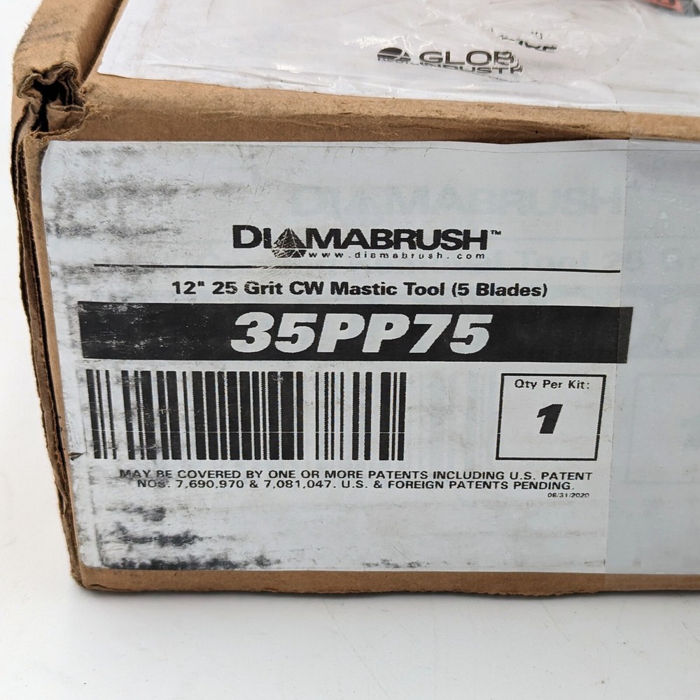 Diamabrush 921201201 Coating Removal Tool, 12 inch, 25 Grit, Clockwise