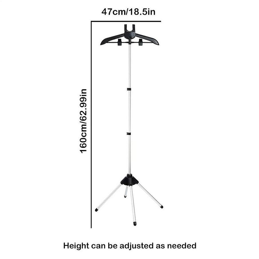 Steamer Stand For Clothes Folding Handheld Drying Rack Fabric Ironing Bracket