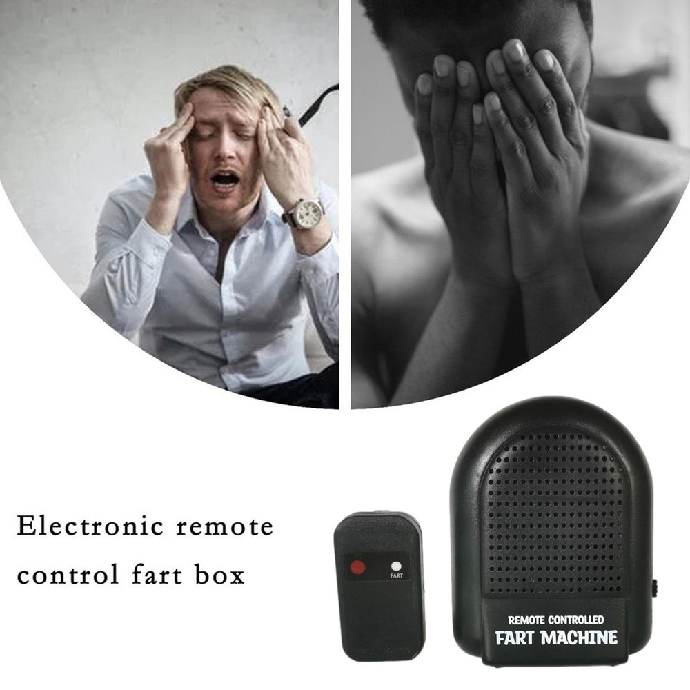 Fart Machine with Remote, Remote Controlled with Different Realistic Sounds, Fun