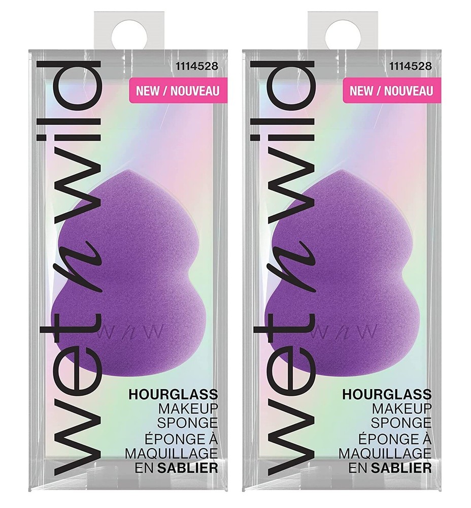 2 PACK Wet n Wild Hourglass Makeup Sponge, Makeup Foundation Sponge