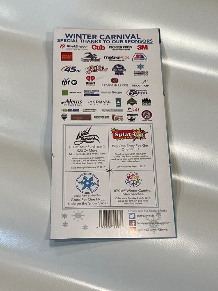 St. Paul Winter Carnival Button 2017