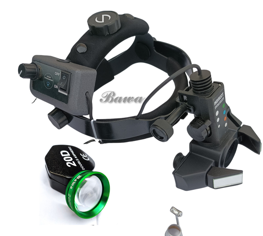 Binocular INDIRECT OPHTHALMOSCOPE Wireless Rechargeable Optometry LED