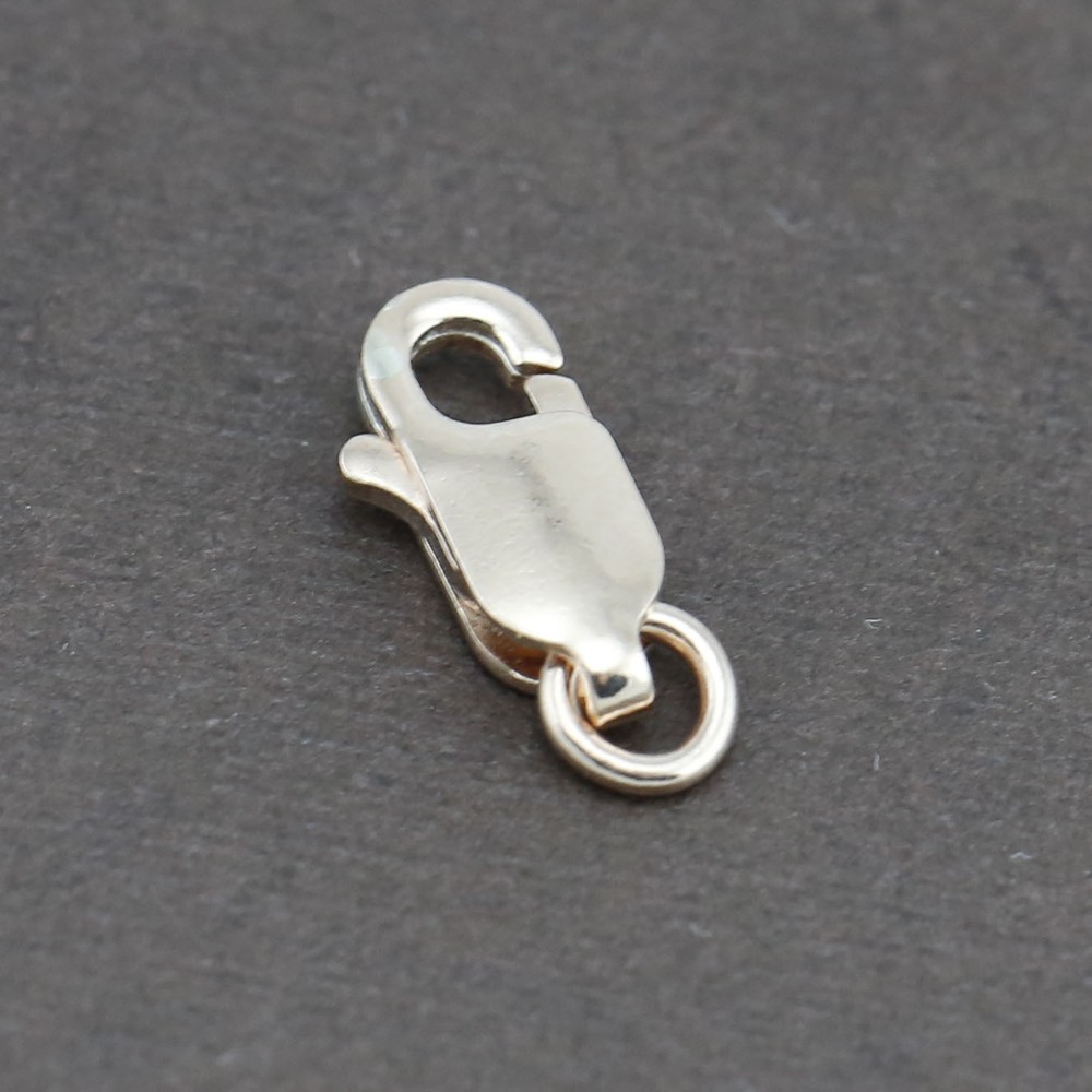 Genuine 9CT Solid Rose Gold Parrot Clasp 8mm Italy Made