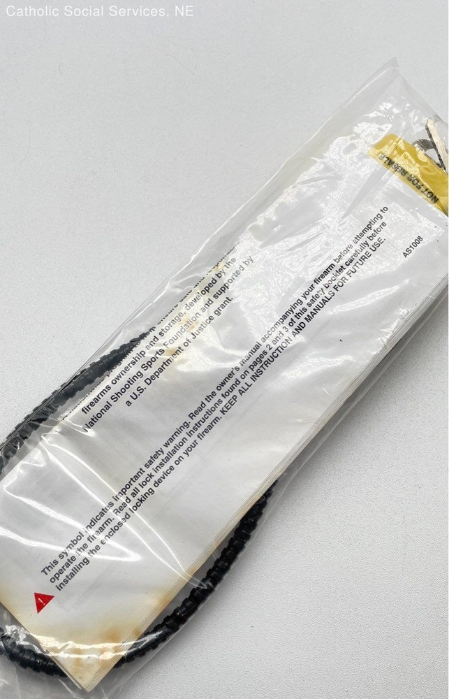 Cable Gun Lock Firearm Safety Yellow