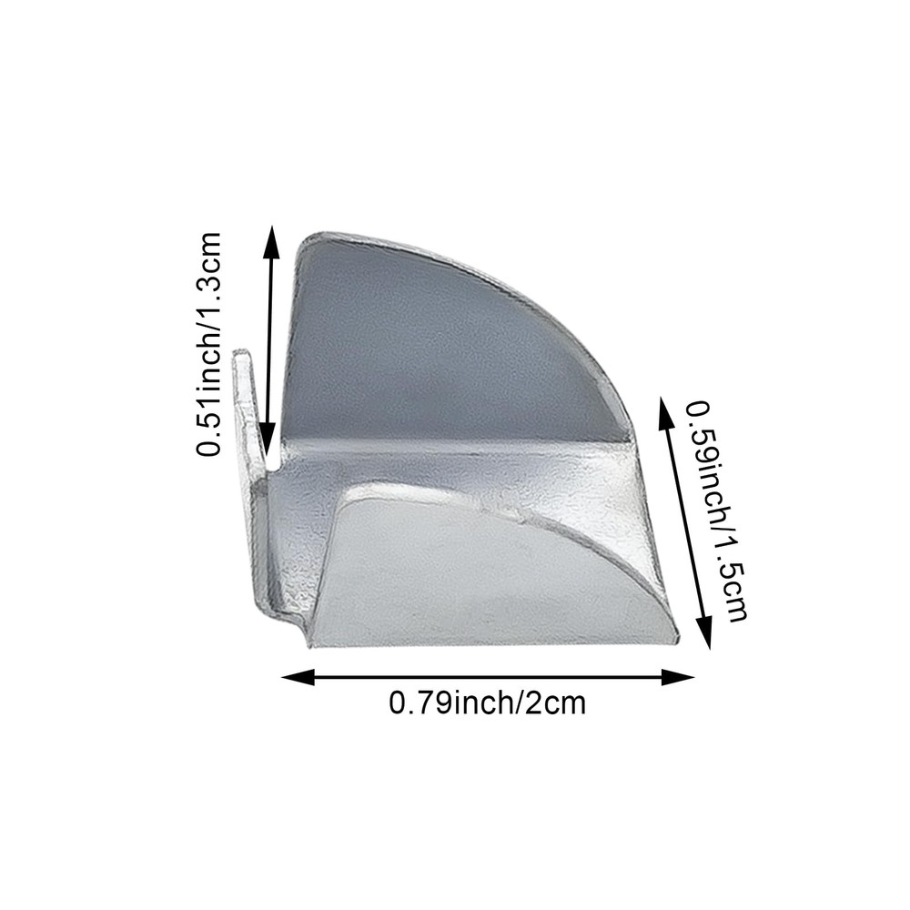 15 PCS Shelf Clips Bracket Replacement for Garage Cabinet, Removable Silver