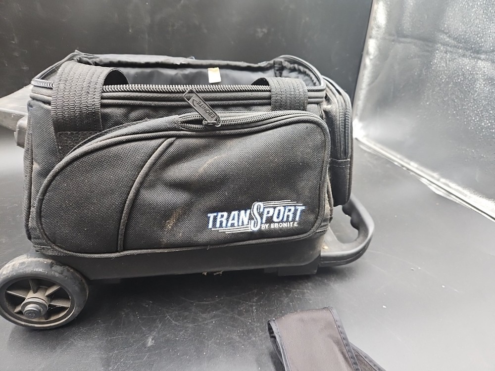 Ebonite Transport Ball Roller Bowling Bag Black