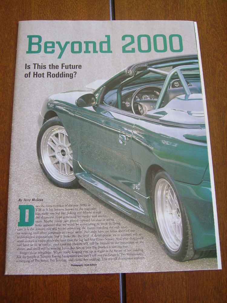 1995 FORD MUSTANG CONVERTIBLE ORIGINAL 1999 ARTICLE