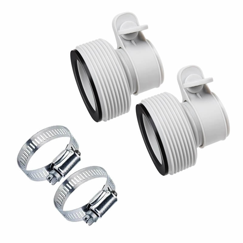 2pcs B Type Hose Adapter Pool 1.25" To 1.5" Replacement Accessories