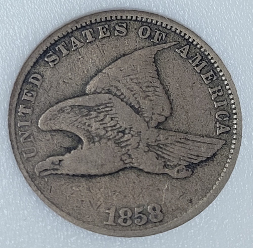 1858 Flying Eagle Cent.