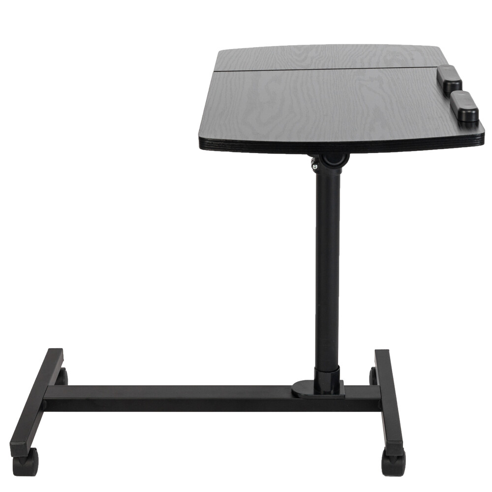 Laptop Table 4-Wheel Multifunctional Flat Surface Lifting Style Computer Desk US