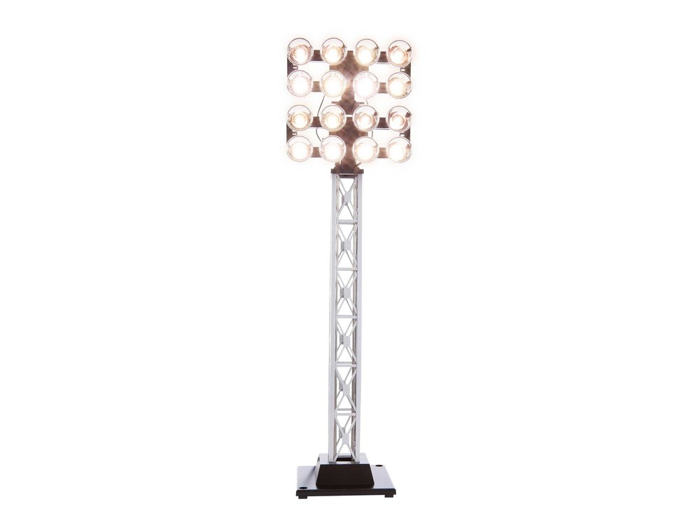 Lionel 6-82013 O Double Floodlight Tower Plug-Expand-Play