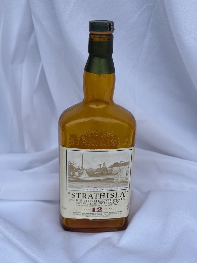 Strathisla Distillery Scotch Whisky Bottle Empty
