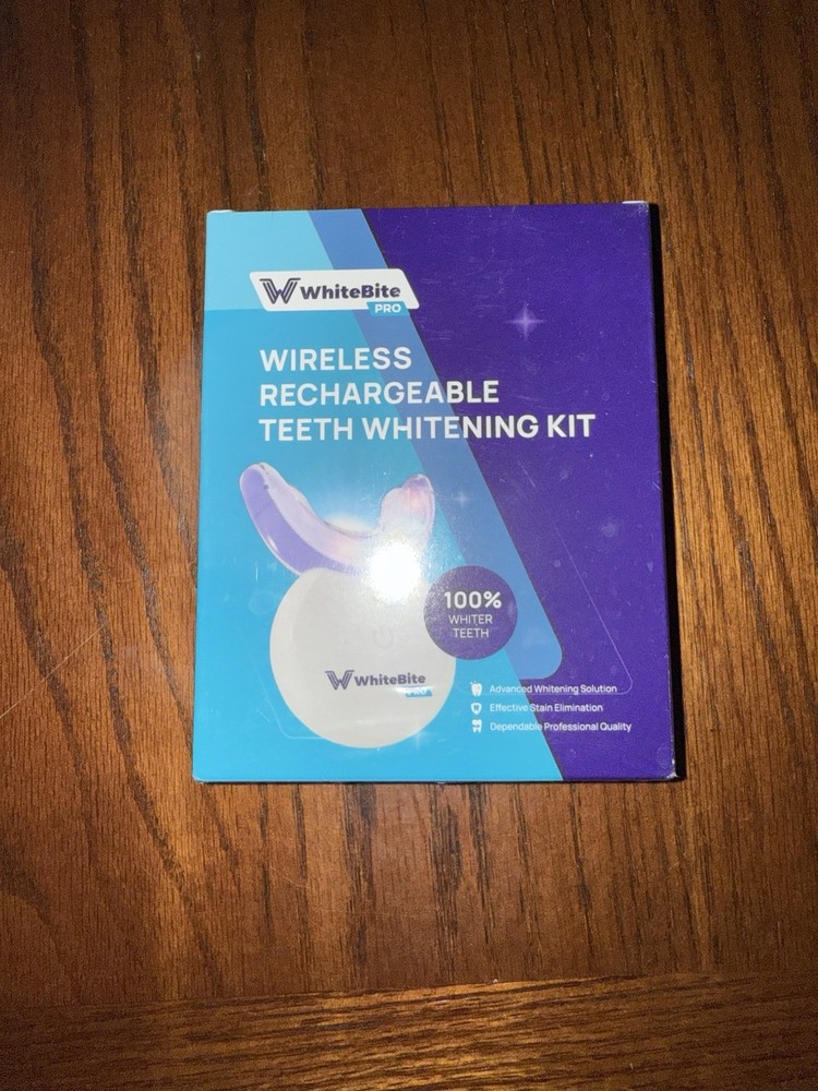 NEW Whitebite PRO WIRELESS RECHARGEABLE TEETH WHITENING KIT