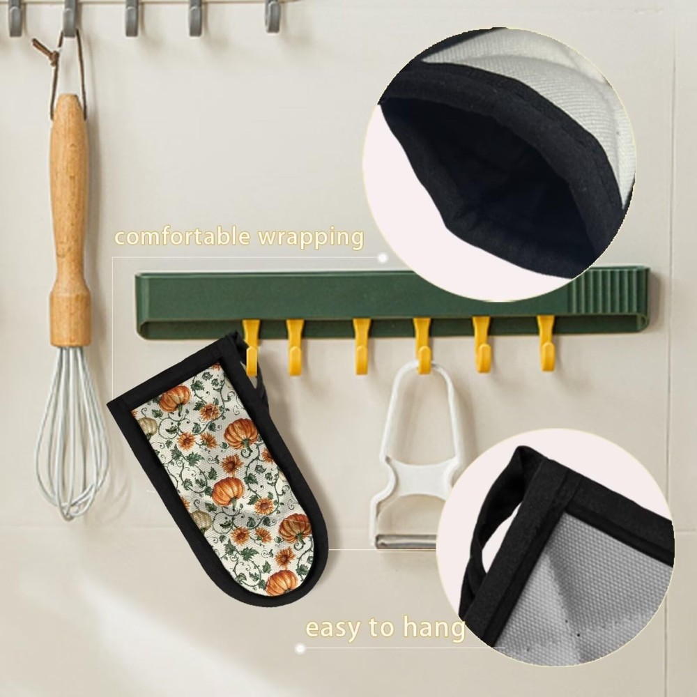 Horeset Thanksgiving Pumpkin Cast Iron Skillet Handle -