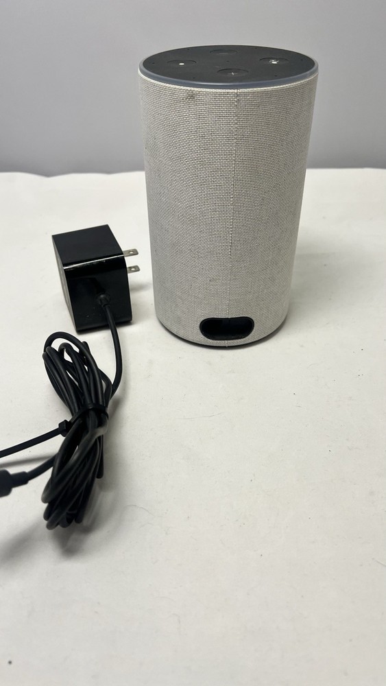 Amazon Echo Plus 2nd Gen Alexa Smart Speaker Silver With Power Adapter￼