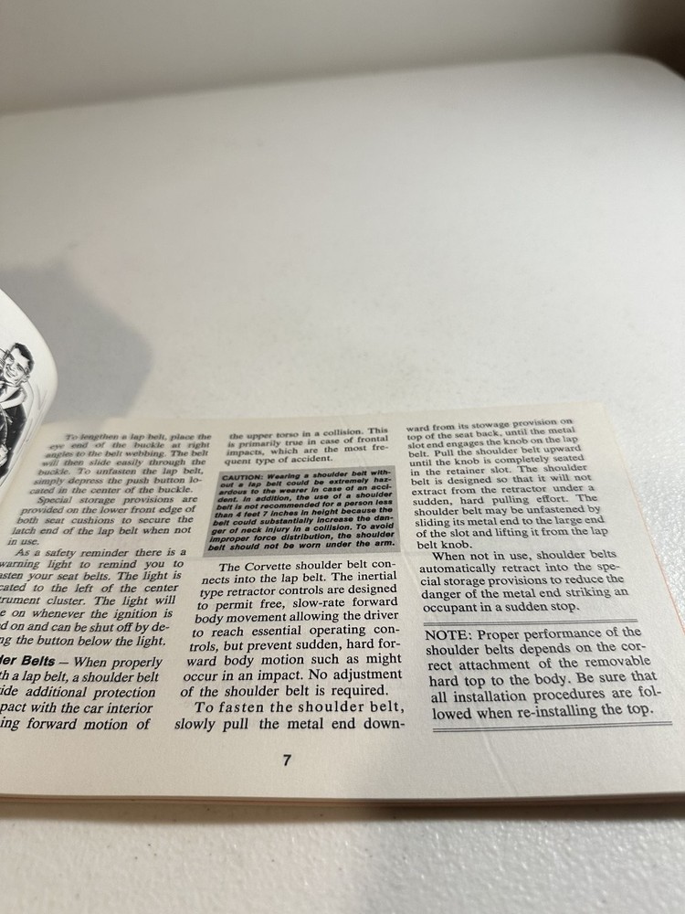 1971 Corvette Owner's Manual OEM