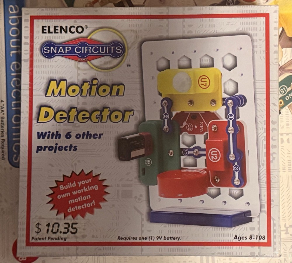 Snap Circuits Pro - SC-500 And Motion Detector Kit Used