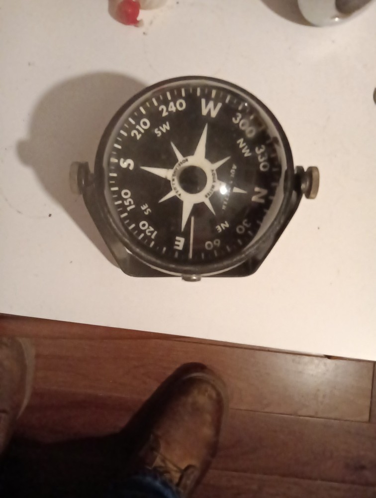 Vintage Aqua Meter Nautical Compass