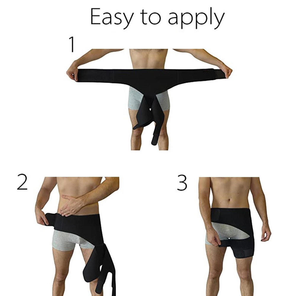 Groin Hip Brace Belt Compression Wrap Support Thigh for Hamstring Joints