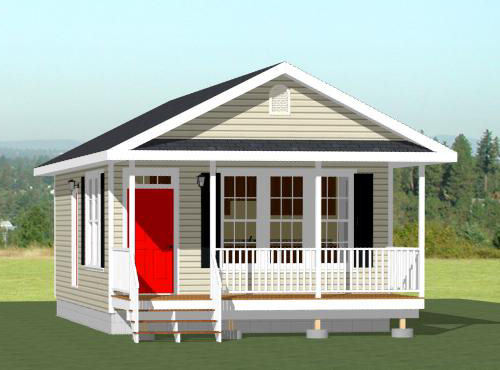 18x30 Tiny House -- 540 sq ft -- PDF Floor Plan - Model 4B