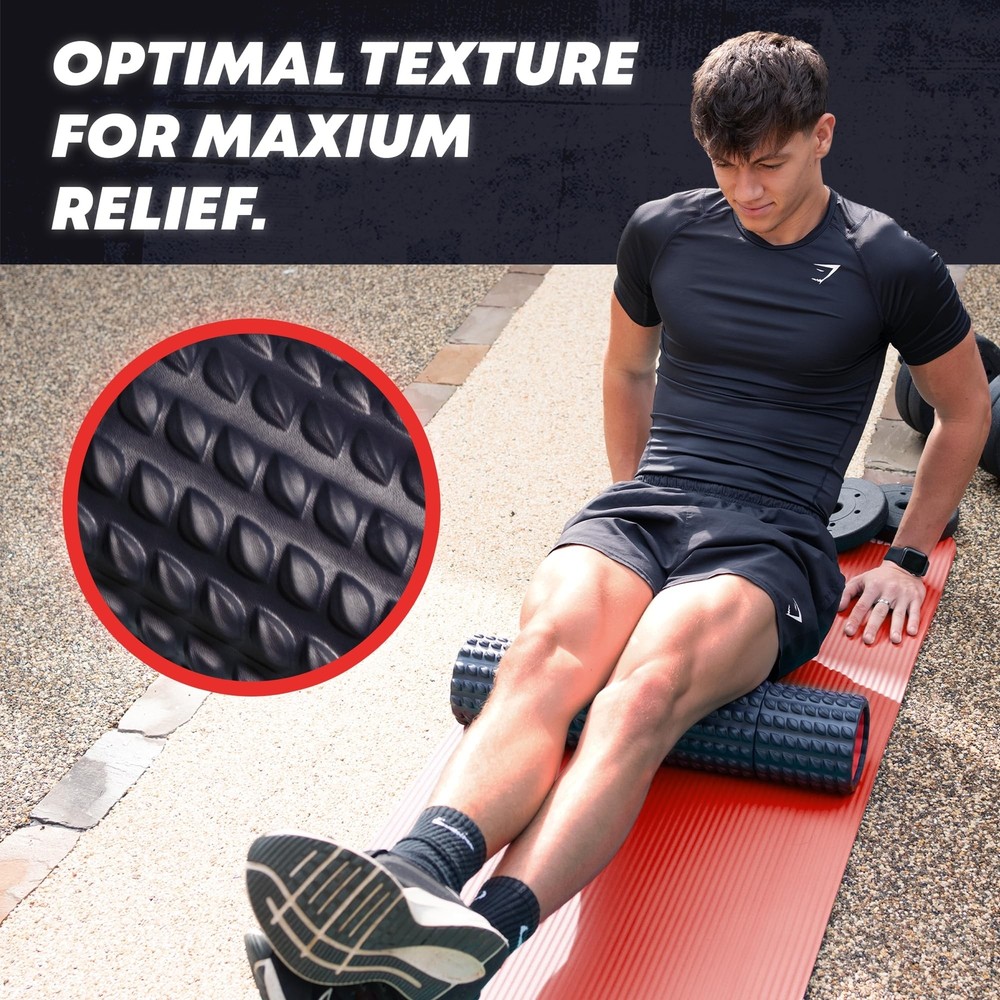5-in-1 Long Foam Roller, 23" Long Back Roller for Physical Therapy ... Fast Ship