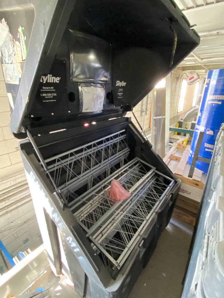 Collapsible Truss System by Skyline includes 2 large Bins