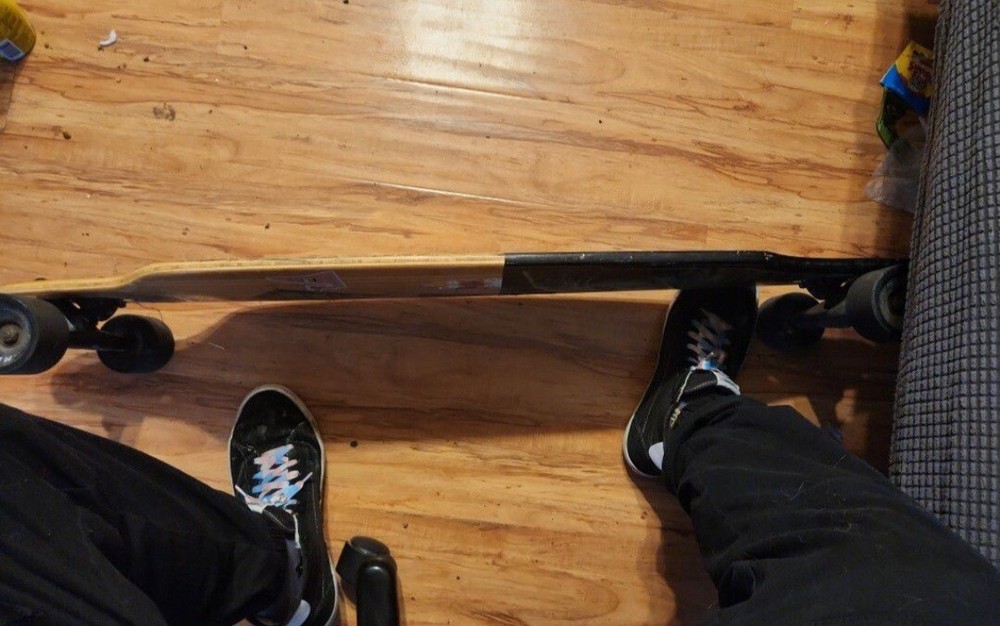 longboard skateboard complete used