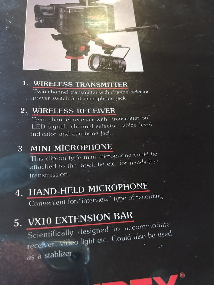 Wireless Microphone System For Musicians - Video Production- Works