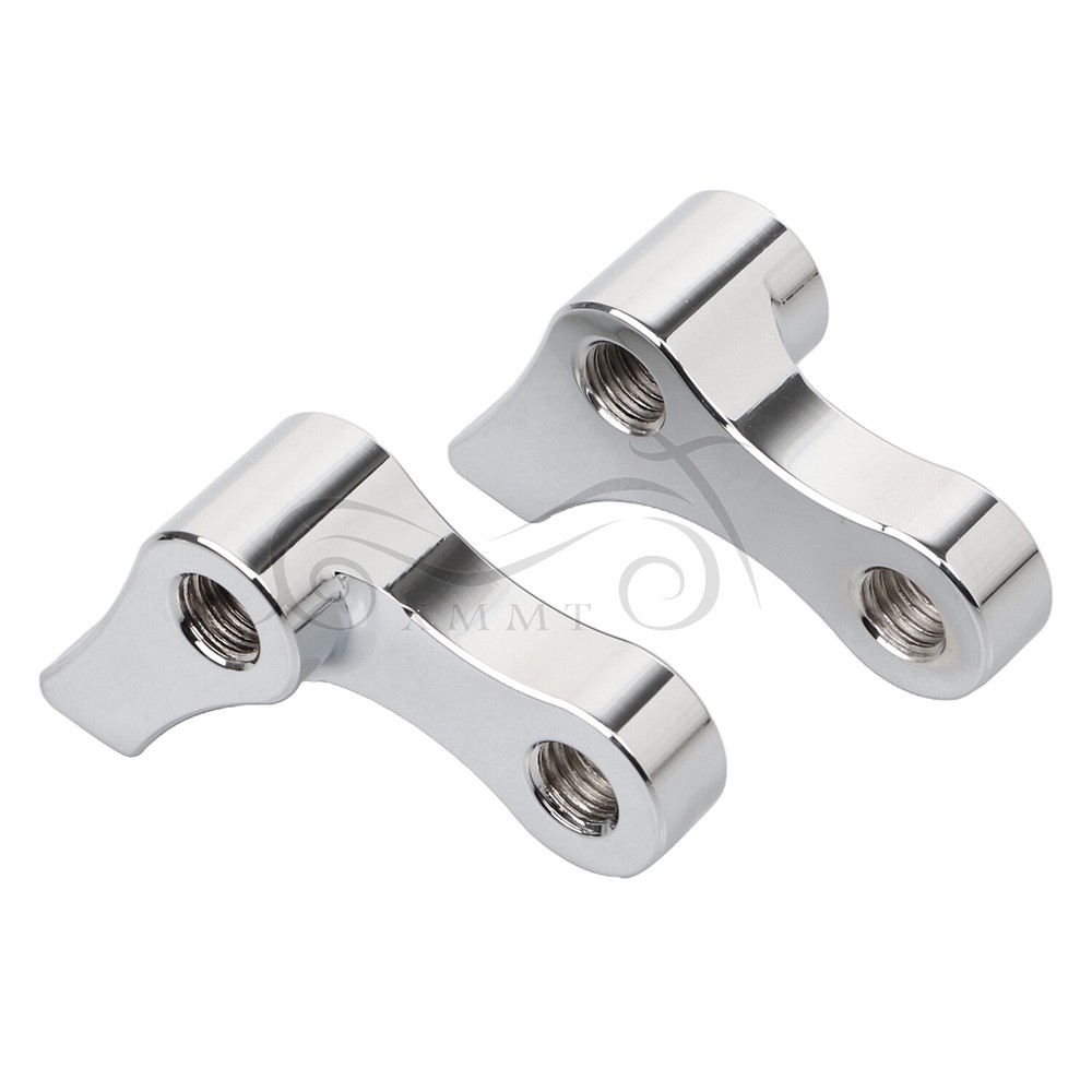 Chrome 1" Adjustable Lowering Kit For Harley Dyna Super Glide FXD Custom FXDC