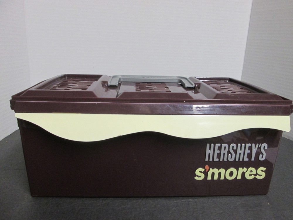 Hershey's Chocolate S'Mores Caddy Carry Case Camping Box Storage