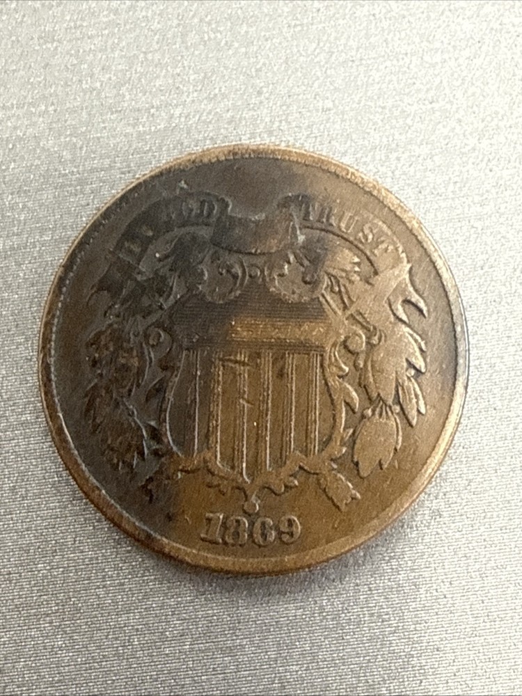 1869 - US 2 Cent Piece