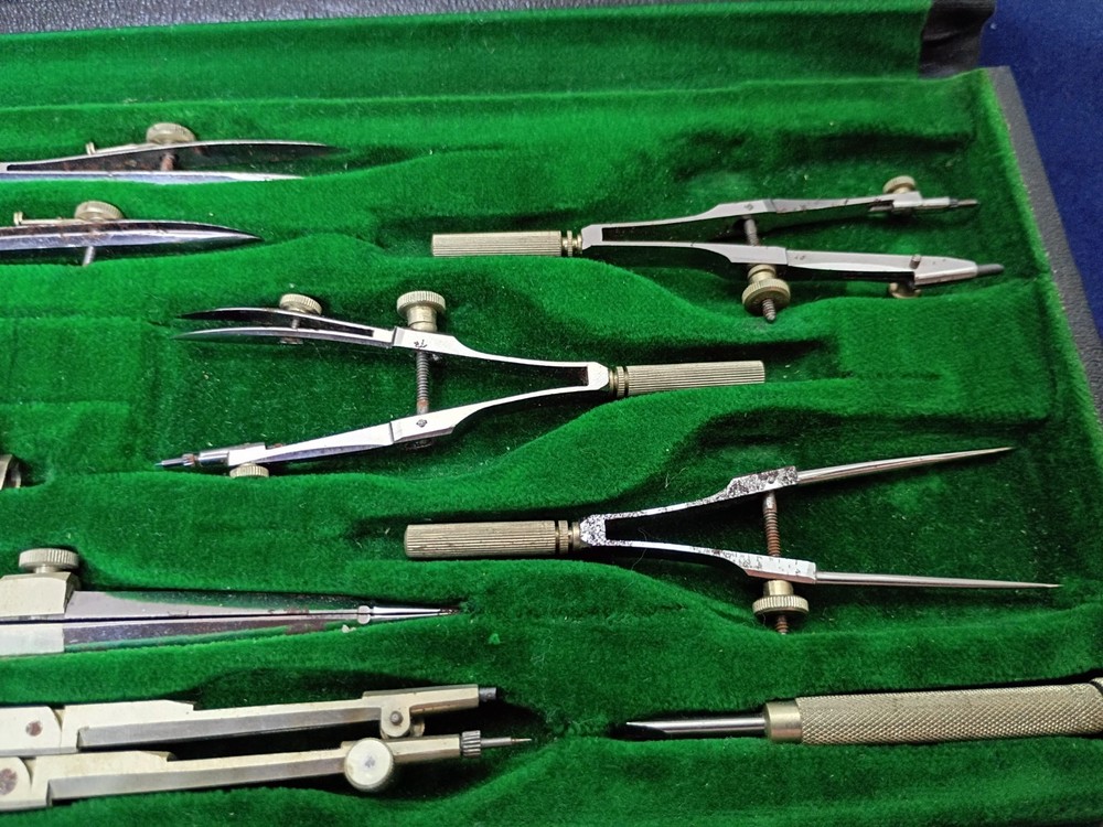 Vintage Dietzgen Federal Drafting Tool Set