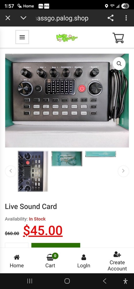 Live Sound Card