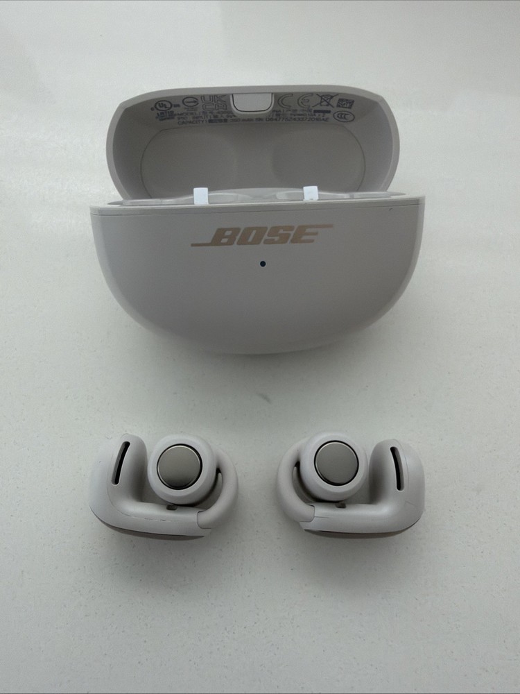 Bose Ultra Open-Ear True Wireless Bluetooth Earplugs - White Smoke