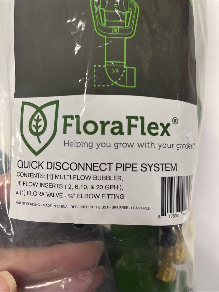 Flora Flex quick disconnect pipe system 3/4' T/Elbow fitting