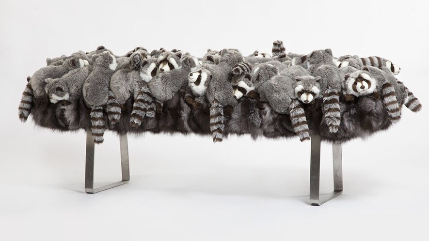 AP Collection Raccoon bench limited production 