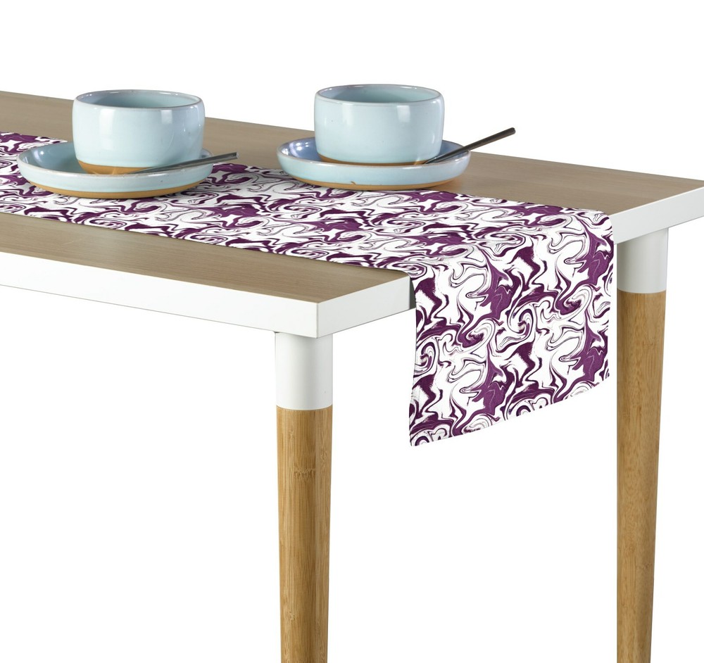 Purple Marble Table Runners - Assorted Sizes