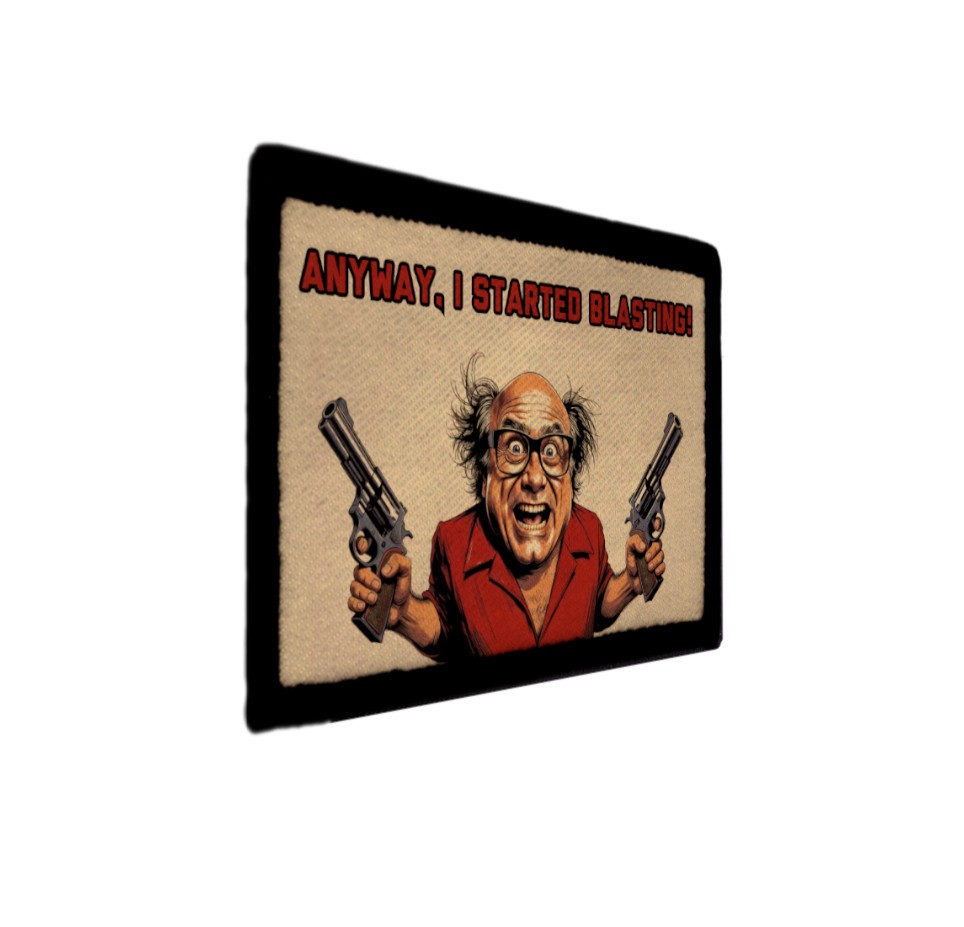 This is fine Dog Going Nuclear Meme Patch Sew on [sub]