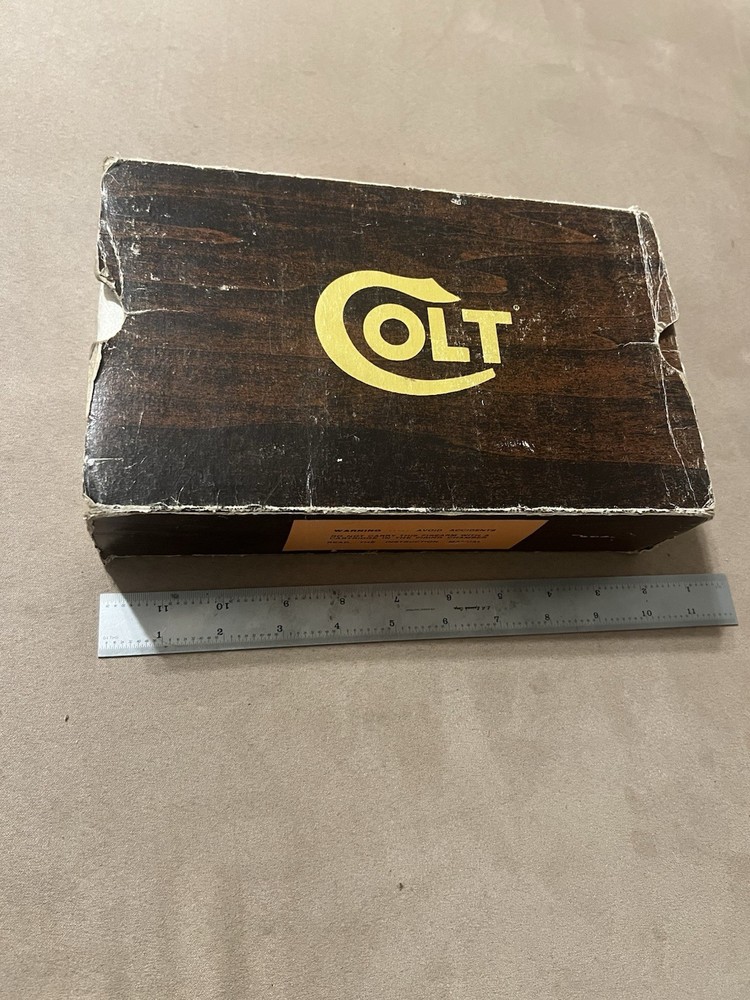 Colt Factory Original Python 2.5, 3, Or 4 Inch Box Used-READ