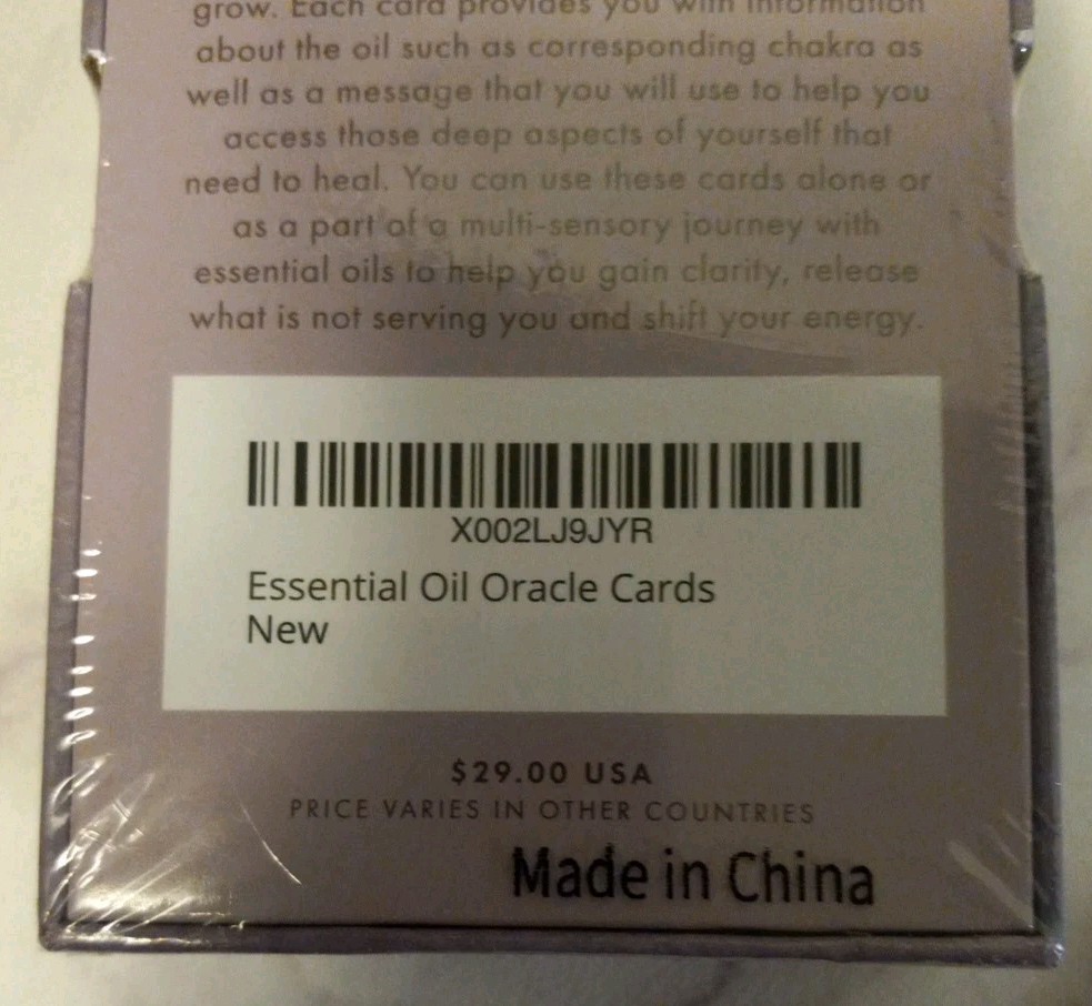 Lisa Powers Essential Oil Oracle Cards New Unopened