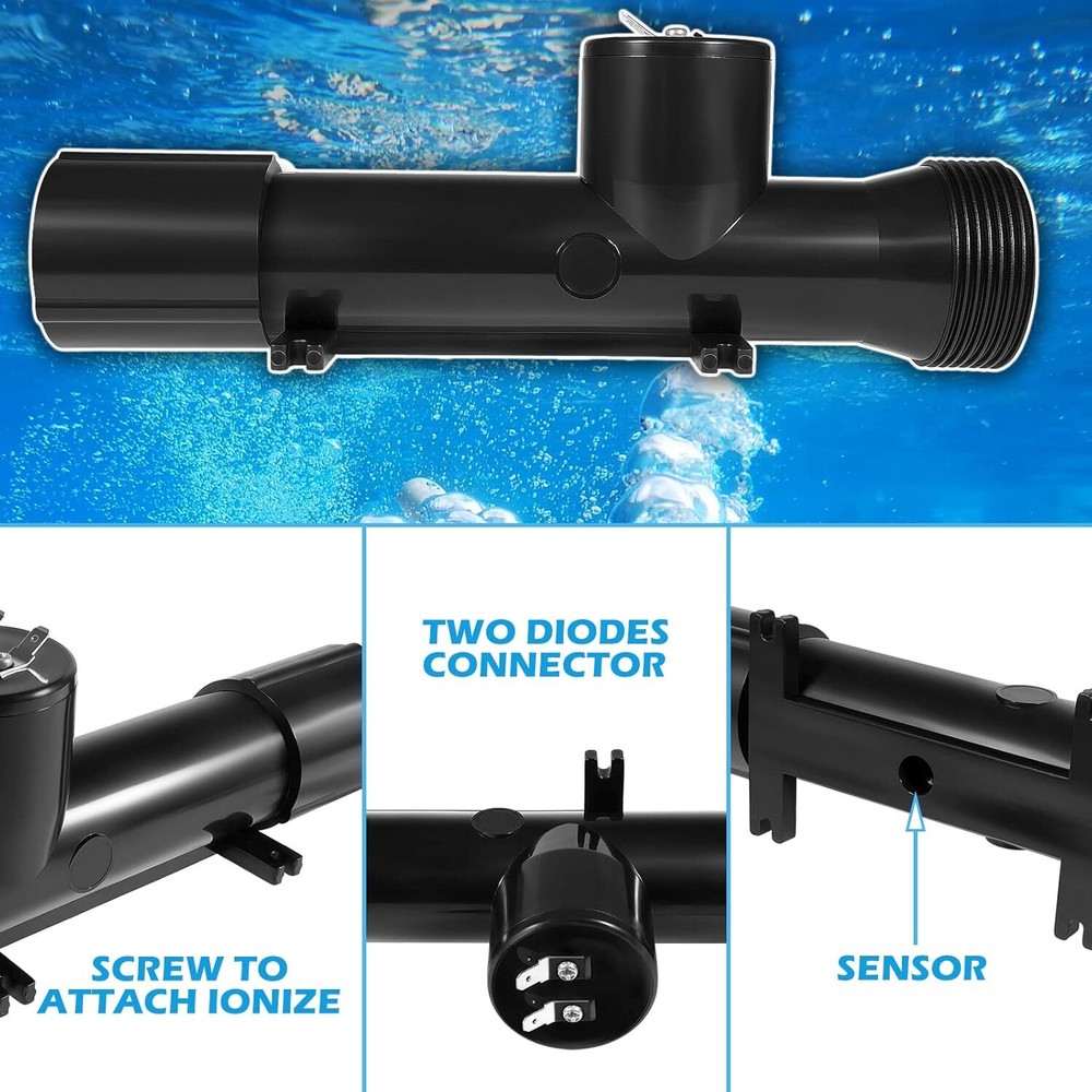 😍Pool Ionizer Chamber 4CH4002-R Replacement for Hybrid Pool Treatment System