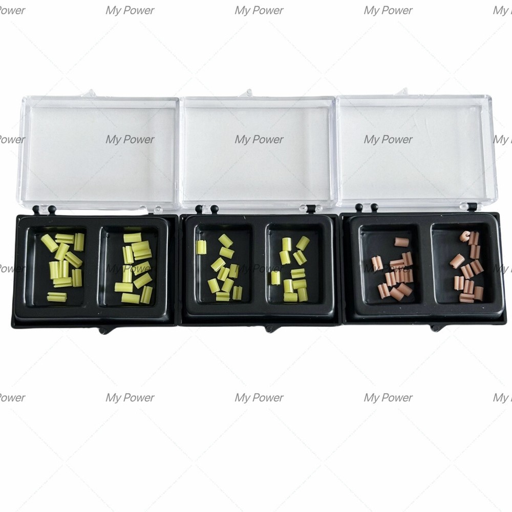 Dental Clips Bolt Inserts Precision Overdenture Attachment Yellow/Pink Embed L/S