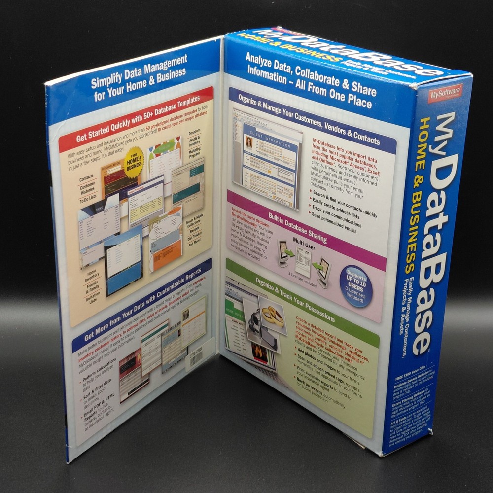 Avanquest My Database Home & Business Software Windows 2000, XP, Vista