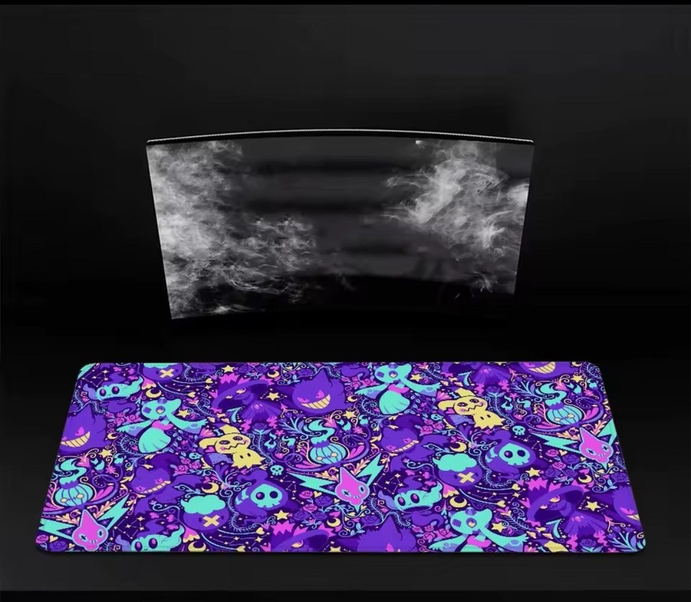 Pokemon Gengar Purple computer Desk Mat