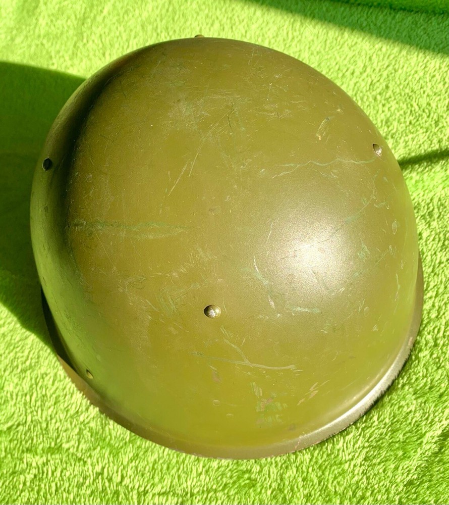 Vintage Soviet Military helmet. USSR Army