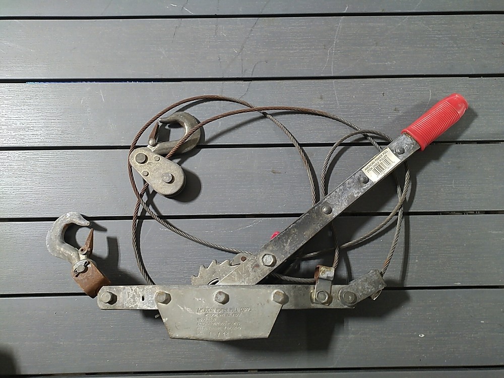 American Power Pull 2 Ton Cable Puller 18600 Come Along
