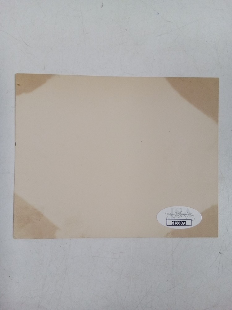 Neil Burgess Signed Cut JSA -#